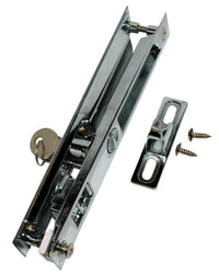 Barton Kramer Chrome Chrome Patio Door Lock Set With Key