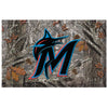 MLB - Miami Marlins Camo Rubber Camo Scraper Door Mat