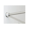 iDesign York White Stainless Steel Tension Curtain Rod