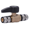 SharkBite EvoPEX 1/2 in. Push X 1/2 in. D Push Brass Ball Valve