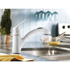 Moen Renzo One Handle White Pull-Out Kitchen Faucet