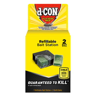 D-Con Bait Station and Bait For Mice 2 pk (Pack of 8)