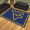 West Virginia University 8ft. x 10 ft. Plush Area Rug