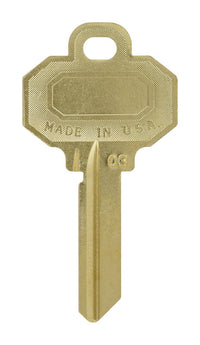 Hillman Traditional Key House/Office Universal Key Blank Single (Pack of 10).