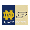 House Divided - Notre Dame / Purdue House Divided Rug