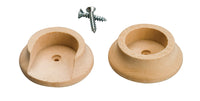 Waddell 4-1/2 in. L x 1-3/8 in. Dia. Wood Rod Socket (Pack of 25)