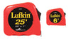 Lufkin 25 and 6 ft. L Tape Measure Set 2 pk