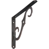 152BC 10â€ x 7â€ Ornamental Shelf Bracket - Antique Bronze