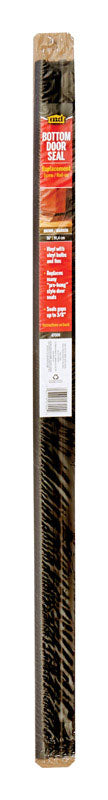 M-D Brown Vinyl Weatherstrip For Doors 3 ft. L X 1-3/4 in.