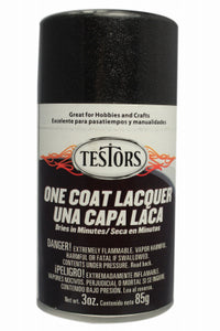 Testor'S 1832mt 3 Oz Blazing Black One Coat Spray Lacquer (Pack of 3)