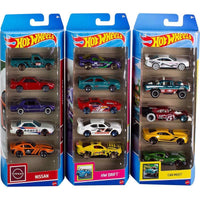 Hot Wheels Diecast Car Multi-Colored 5 pc