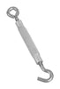 Turnbuckle, Hook & Eye, Stainless Steel, 1/4 x 7-1/2-In. (Pack of 5)