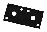 National Hardware 3 in. H X 1/8 in. W X 1.3 in. L Black Steel Mending Plate