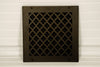 Steelcrest Designer 10 X 10 Wall /Ceiling Oil-Rubbed Bronze Supply Vent Cover With Air-Volume Damper & Face Mounting Screw Holes