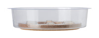 Miracle-Gro 1.5 in. H X 14 in. D Cork/Plastic Hybrid Plant Saucer Clear (Pack of 12).