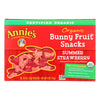 Annie'S Homegrown Fruit Snack Summer Strawberry - Case Of 10 - 4 Oz