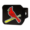 MLB - St. Louis Cardinals Black Metal Hitch Cover - 3D Color Emblem