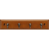 Hickory Hardware 8 in. L Bronze Brown Wood Hook Rack 1 pk