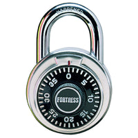 Master Lock Fortress 5.56 in. H X 1-7/8 in. W Stainless Steel 3-Dial Combination Padlock