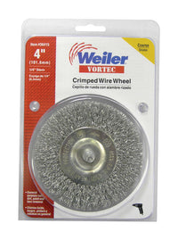 Weiler Vortec 4 in. Crimped Wire Wheel 4500 rpm 1 pc