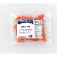 Family Choice Orange Slices Gummi Candy 11 oz (Pack of 12)