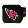 NFL - Arizona Cardinals Black Metal Hitch Cover - 3D Color Emblem