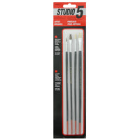 GAM Studio 5 Assorted Artist Paint Brush Set