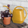 Bloem Earthly Yellow 56 oz. Plastic Aqua Rite Watering Can