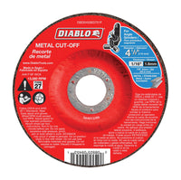 Diablo 4-1/2 in. D X 7/8 in. Aluminum Oxide Metal Cut-Off Disc 10 pk