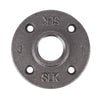 B & K 1 in. FPT  Black Malleable Iron Floor Flange