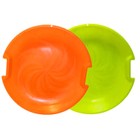 Emsco Group 1155 26" Super V Saucer Snow Disc Assorted Colors (Pack of 12)