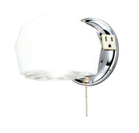 Westinghouse 1-Light Chrome White Wall Sconce