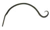 The Hookery A-13 9" Curved Wrought Iron Hanger (Pack of 12)