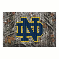 Notre Dame Camo Rubber Scraper Door Mat