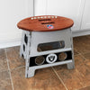 NFL - Las Vegas Raiders Folding Step Stool - 13in. Rise