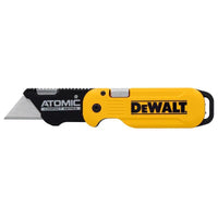 DeWalt Press and Flip Atomic Compact Utility Knife Yellow 1 pc