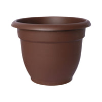 Bloem Chocolate Resin UV-Resistant Bell Ariana Planter 8.5 H x 10 Dia. in.