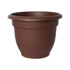 Bloem Chocolate Resin UV-Resistant Bell Ariana Planter 8.5 H x 10 Dia. in.