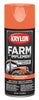 Krylon K01946000 12 Oz High Goss Old Kubota Orange Farm & Implement Spray Paint (Pack of 6)