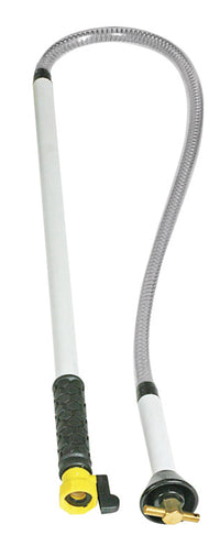 Camco White Brass RV Tank Rinser Flexible Swivel Stik 2 L x 29 H x 6.5 W in.