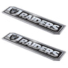 NFL - Las Vegas Raiders 2 Piece Heavy Duty Alumnium Truck Emblem Set