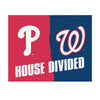 MLB House Divided - Phillies / Nationals House Divided Rug