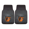 MLB - Baltimore Orioles Heavy Duty Car Mat Set - 2 Pieces