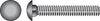 Hillman 1/4 in. X 1 in. L Hot Dipped Galvanized Steel Carriage Bolt 100 pk