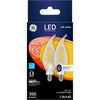 GE CAC E12 (Candelabra) LED Bulb Soft White 40 Watt Equivalence 2 pk