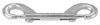 Campbell Chain 3/8 in. Dia. x 4-3/4 in. L Zinc-Plated Iron Double Ended Bolt Snap 110 lb.