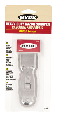 Hyde Delta 1-1/2 in. W Carbon Steel Single-Edge Razor Scraper (Pack of 10)