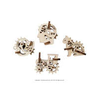 UGears U-Fidget 3D Puzzle Model Wood Natural