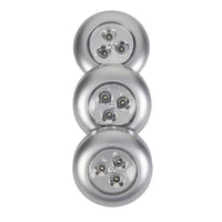 Fulcrum Light It! Switch Battery Powered LED Silver Stair Light