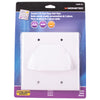 Monster Just Hook It Up White 2 gang Plastic Home Theater Wall Plate 2 pk